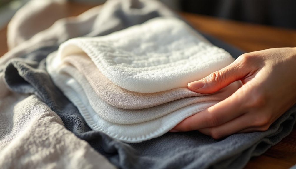 reusable three layer wicking pads